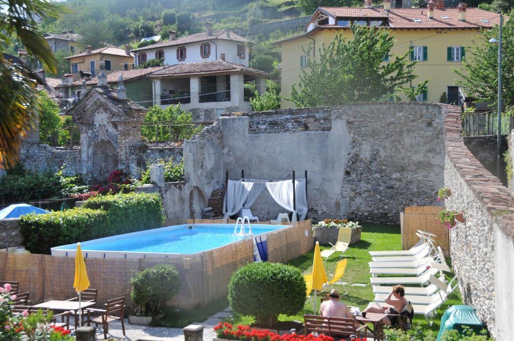Villa Vinicia, Pool, Jacuzzi, Airco Domaso Luaran gambar